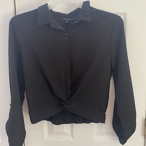 Black long sleeve formal shirt